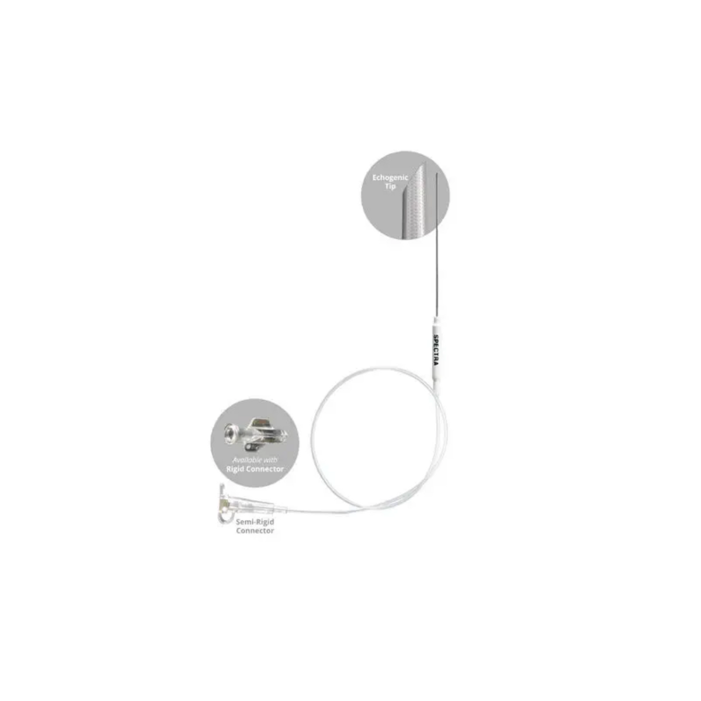 Aguja ecogenica marca Spectra